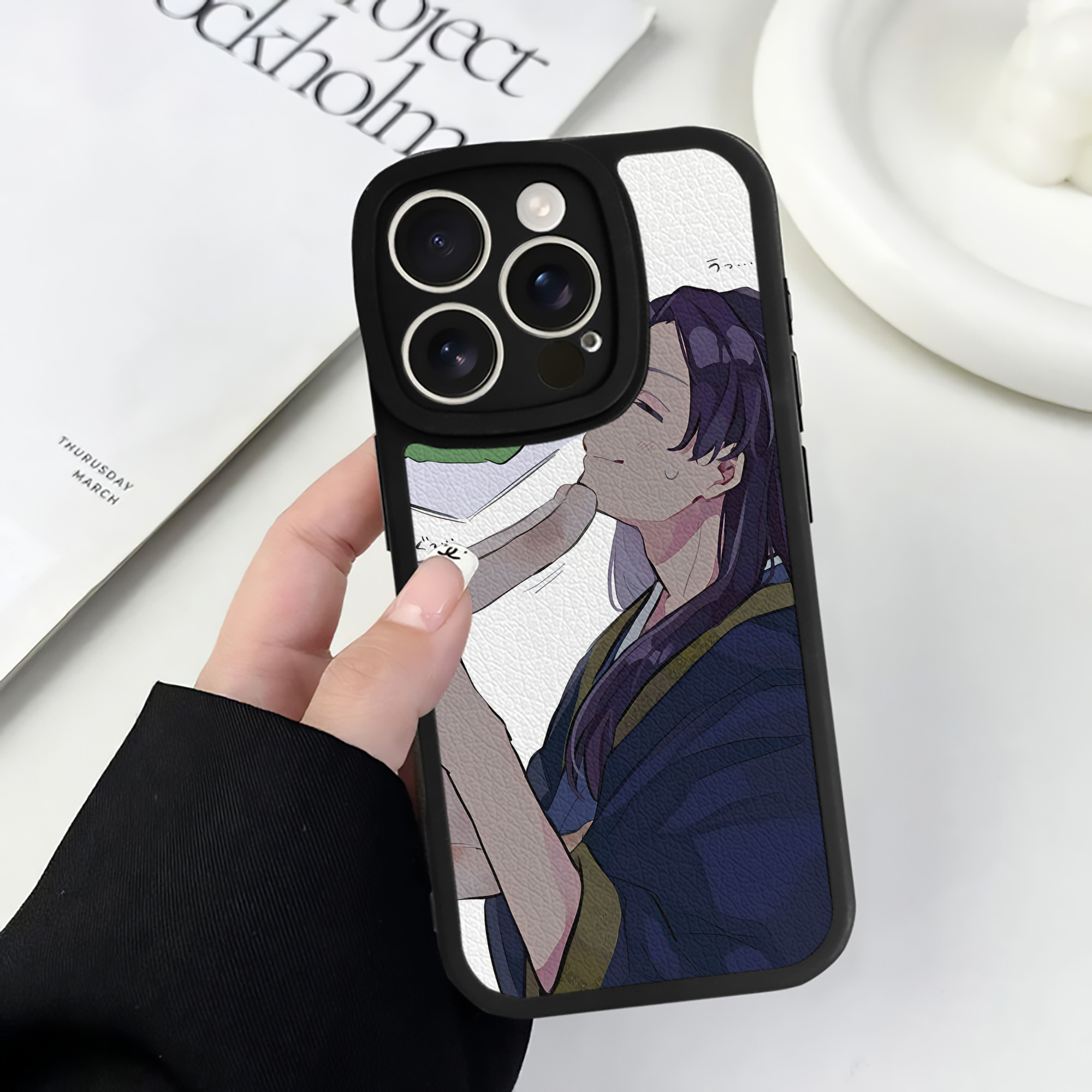薬屋のひとりごと The Apothecary Diaries 【iPhone 16シリーズ対応】シリコンスマホケース（レザー調） 材質：シリコン